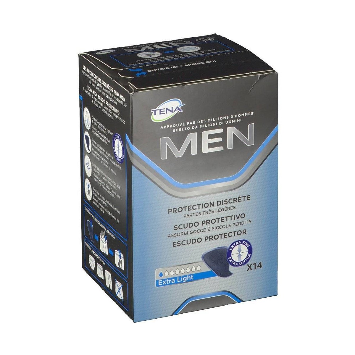 tena men escudo protector 14 u