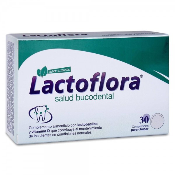 lactoflora salud bucodental menta 30 comprimidos