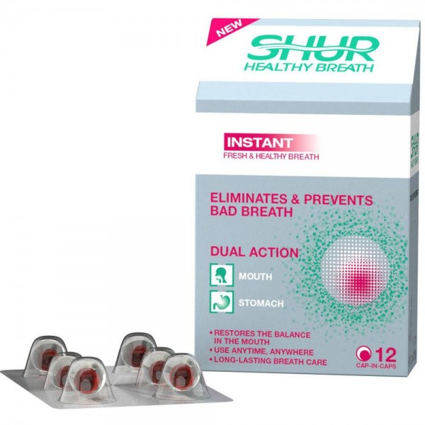 aliento fresco shur healthy breath 12 capsulas