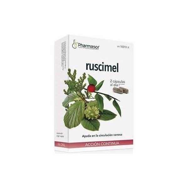 soria natural ruscimel homeosor 30 capsulas