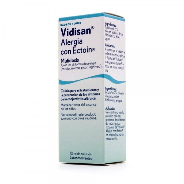 vidisan alergia con ectoin 10ml