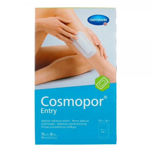 aposito esteril cosmopor entry 15x8cm 10u