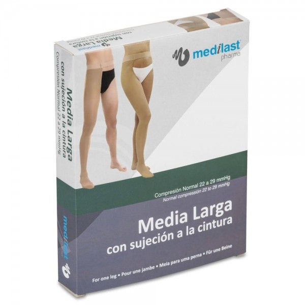 media medilast sujecion cintura pierna derecha talla l