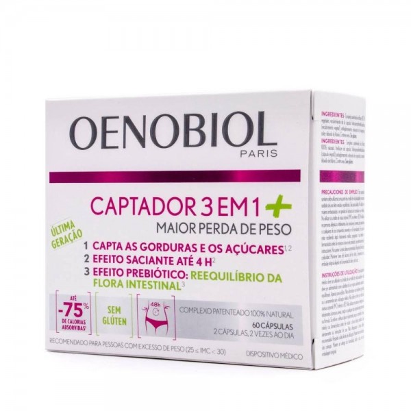 oenobiol captador 3 en 1 plus 60 capsulas