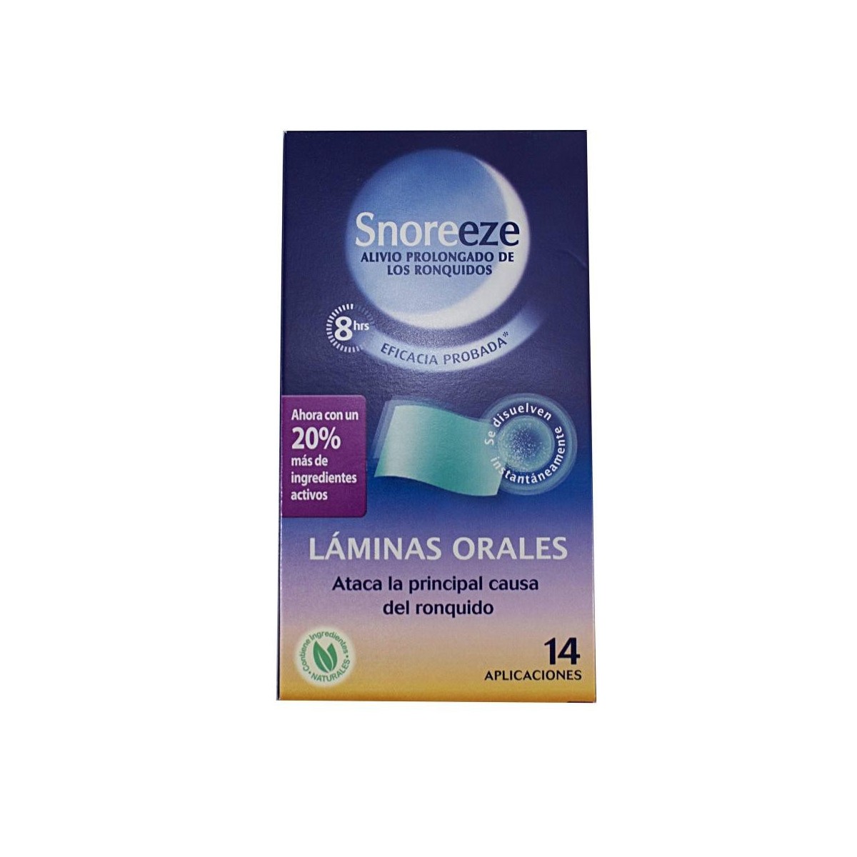 snoreeze 14 laminas orales