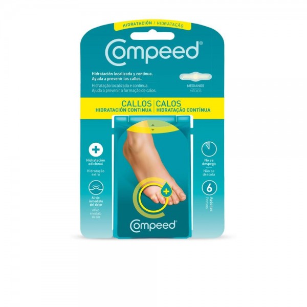 compeed callos hidratacion continua 6 apositos