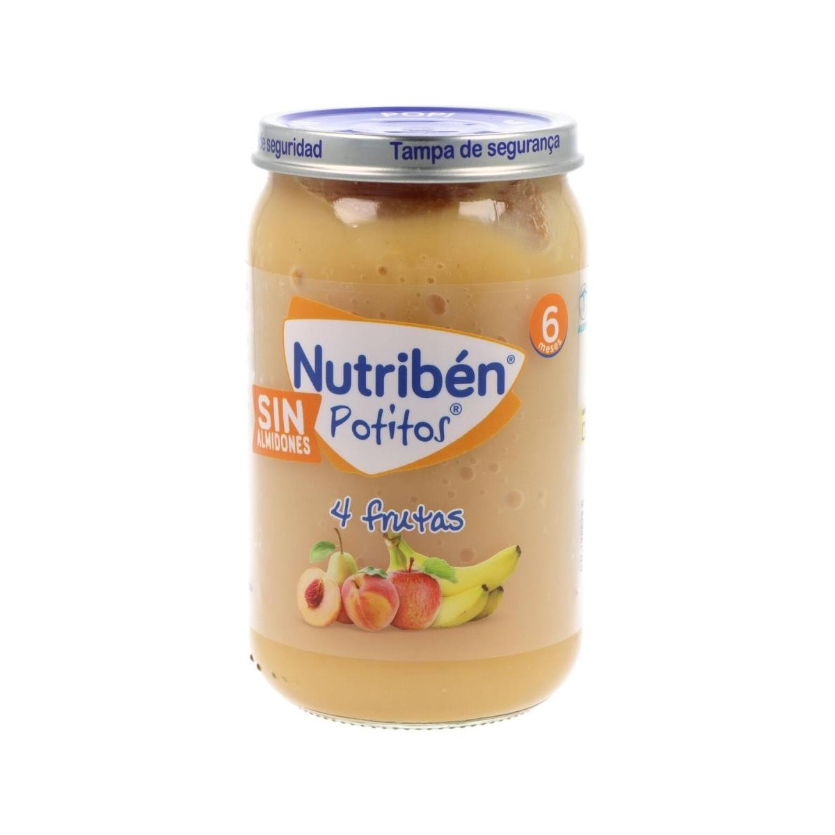 nutriben potito 4 frutas sin almidones 235 gr
