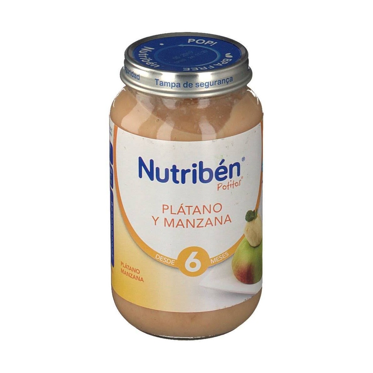nutriben platano y manzana 250 g