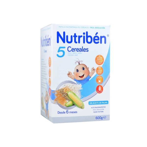 nutriben 5 cereales 600 gr