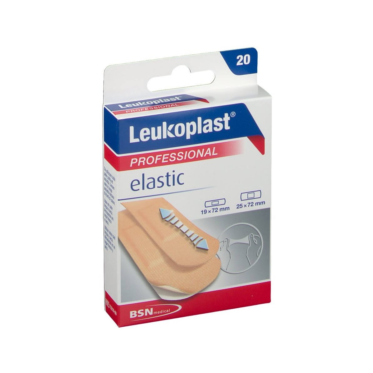 tiritas leukoplast elastic surtido 20 u