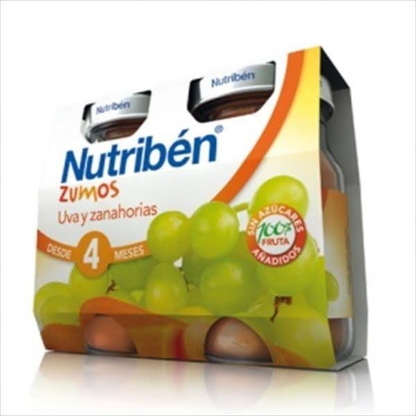 nutriben zumo uva y zanahorias