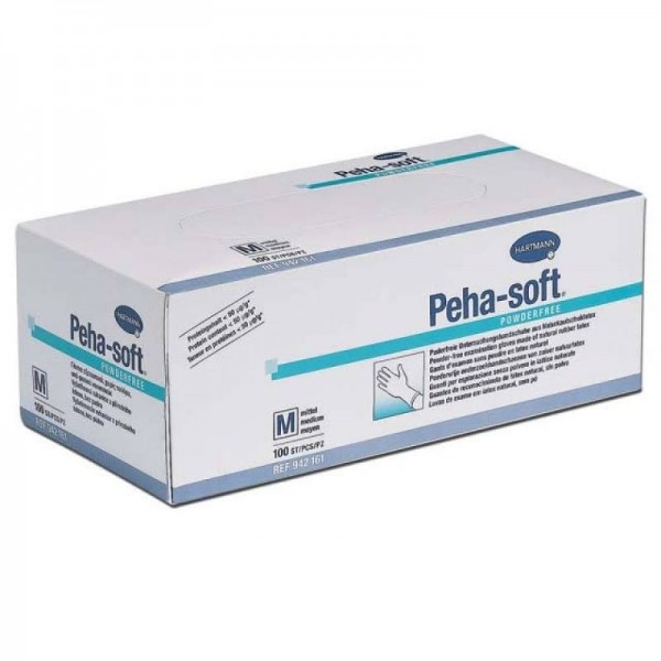 guantes latex sin polvo peha soft t l