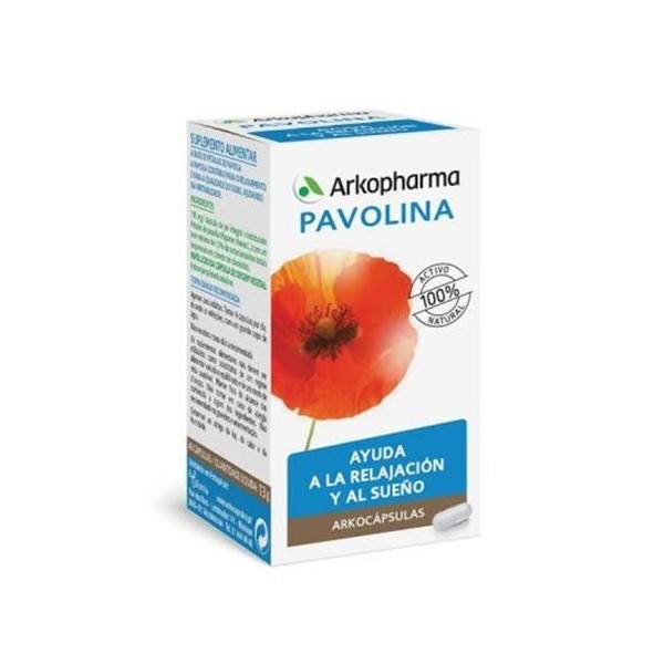 arkopharma arkocapsulas pavolina 48 capsulas