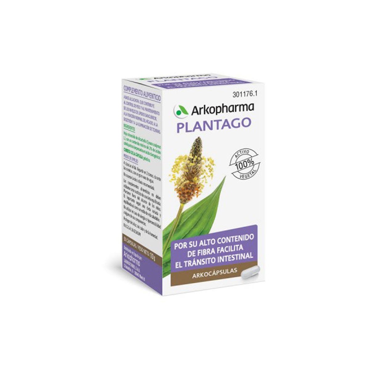 arkopharma plantago 48 capsulas