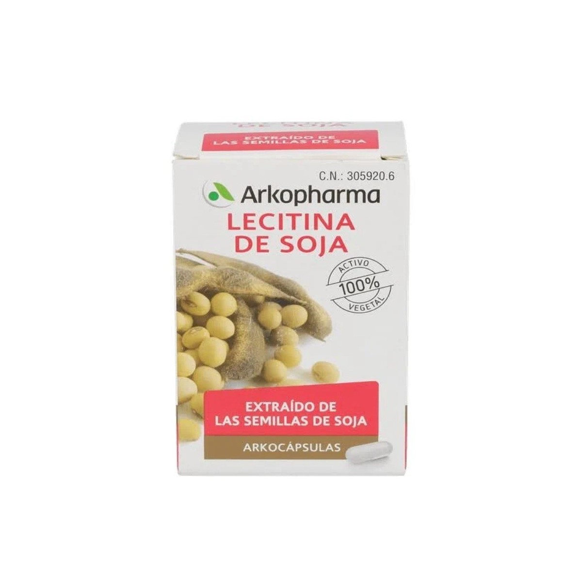 arkocapsulas lecitina de soja 100 capsulas