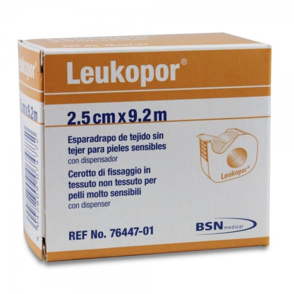 leukopor esparadrapo de papel 25 cm x 92 m