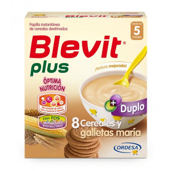 blevit plus 8 cereales y galletas duplo 600 g