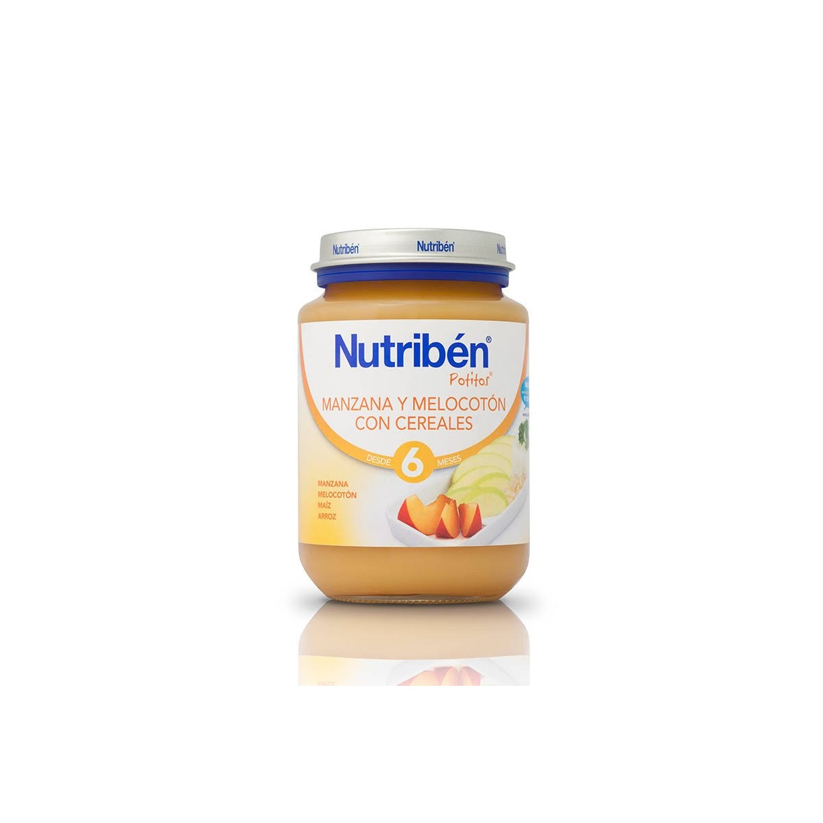 nutriben manzana melocoton cereales 200 g