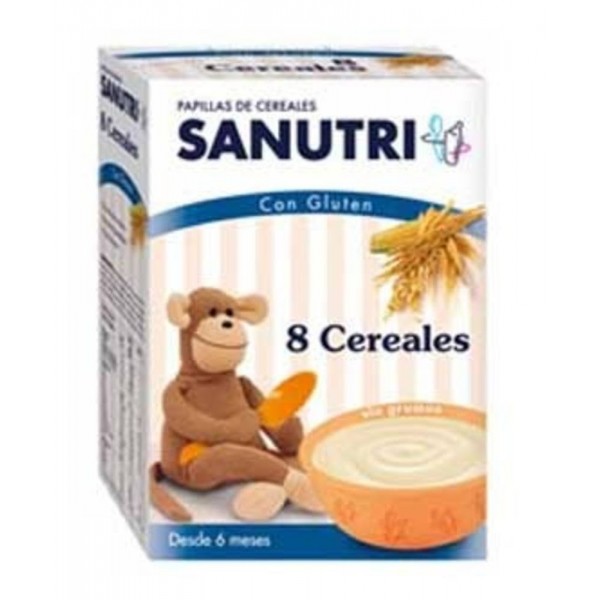 sanutri papilla 8 cereales 600 g