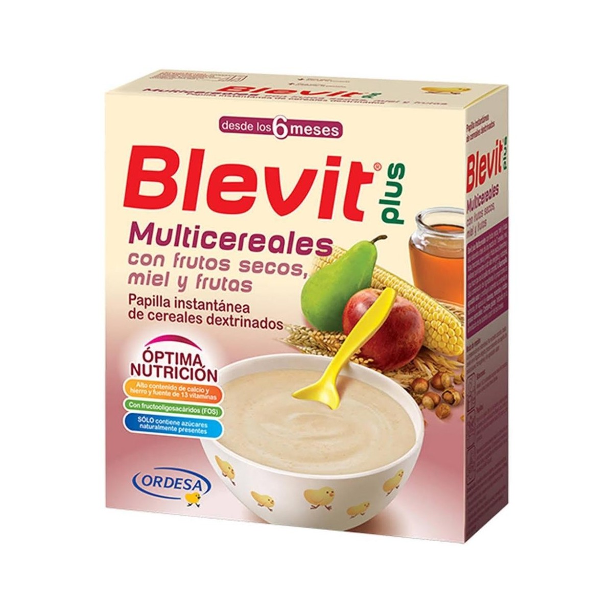 blevit plus miel frutos secos y frutas multicereales 600 g
