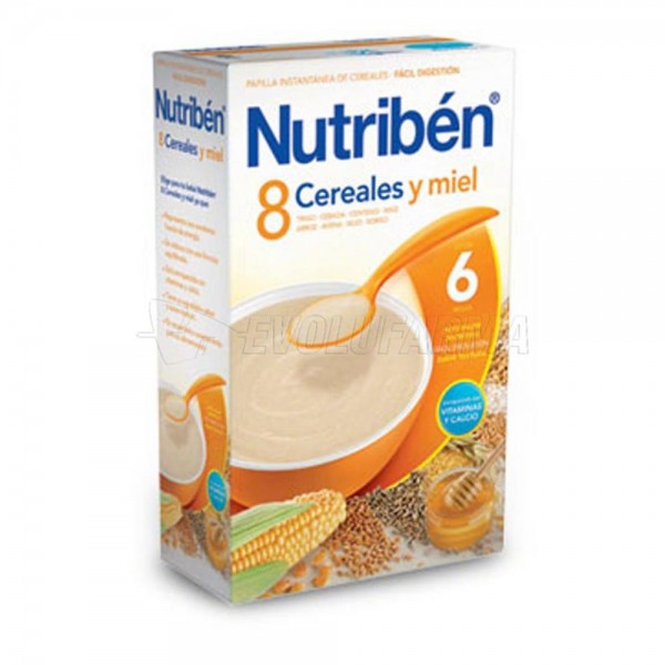 nutriben 8 cereales y miel 300 gr