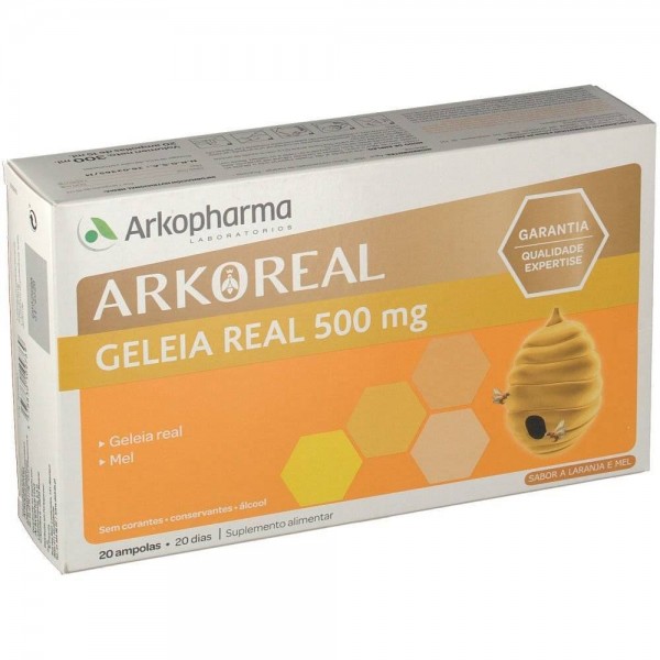 arkoreal jalea real 500 mg 20 ampollas