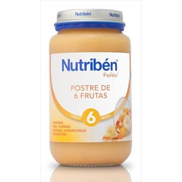 nutriben postre de 6 frutas 250 g