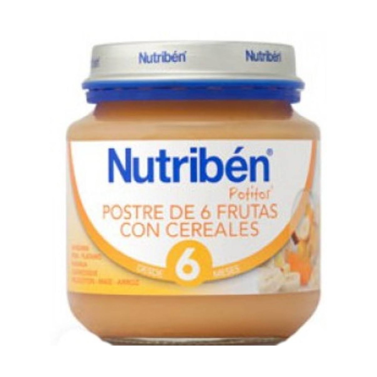 nutriben postre 6 frutas con cereales 130 g