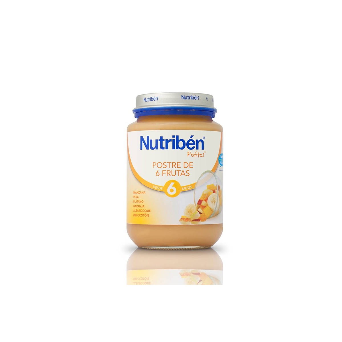nutriben postre de 6 frutas 200 g