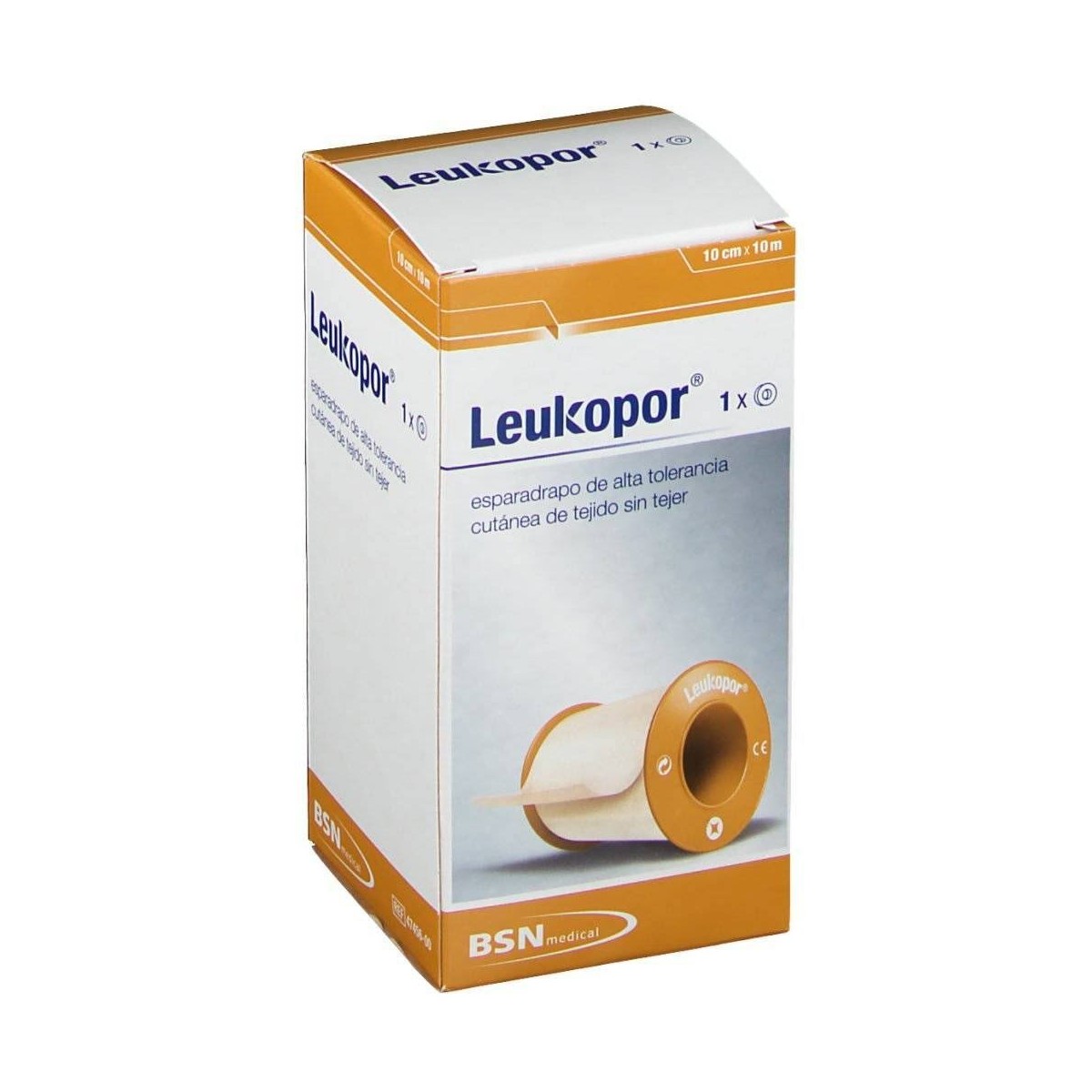 leukopor esparadrapo de papel 10 cm x 10 m