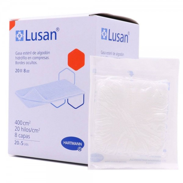 lusan gasa esteril 100 u
