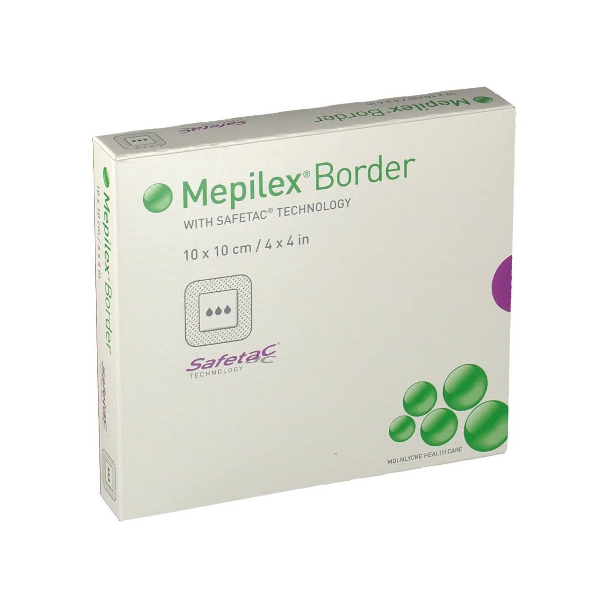 mepilex border aposito esteril 10 x 10 cm