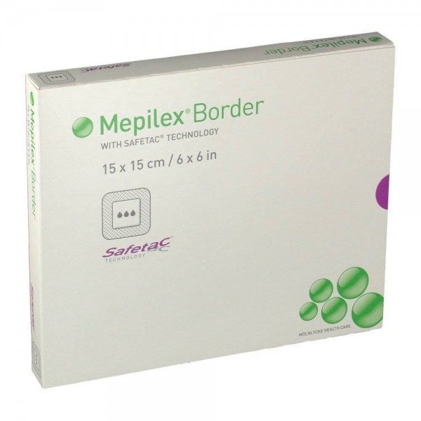 mepilex aposito border 15 x 15cm 3 uds