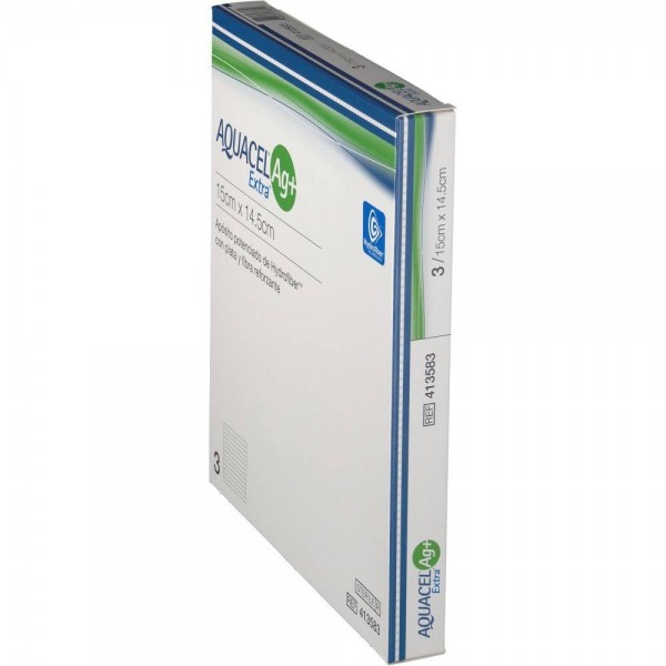 aquacel ag extra aposito esteril potenciado 15 x 145 cm 3