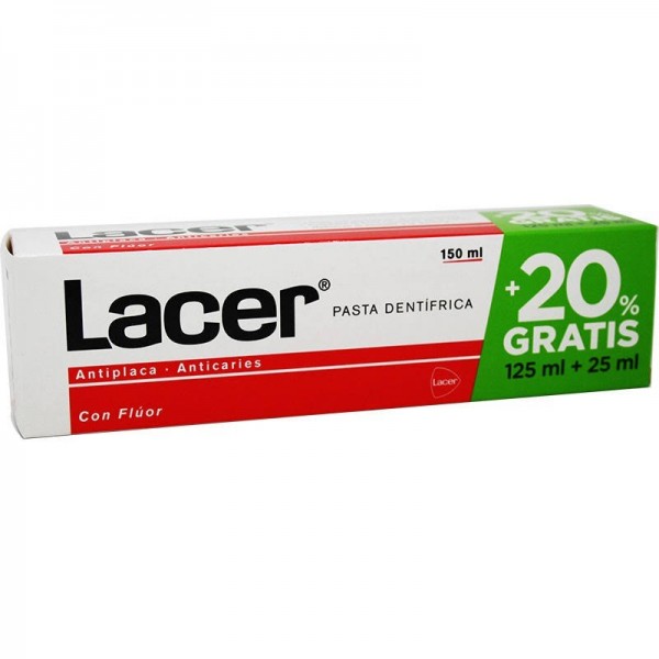 lacer pasta dental 125 ml