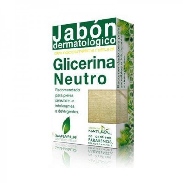 sanasur jabon glicerina neutro 100 gr