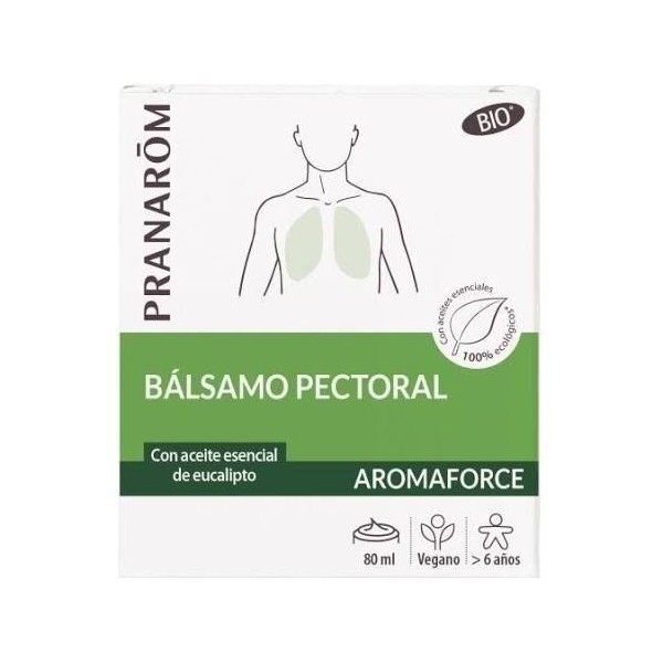 aromaforce balsamo pectoral bio 80 ml pranarom