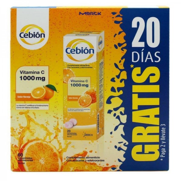 cebion pack 3x2 60 comprimidos