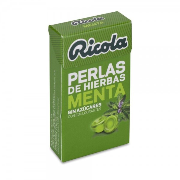 ricola perlas menta 25 g