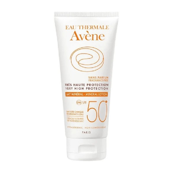 avene solar spf50 leche pantalla fisica 100 ml