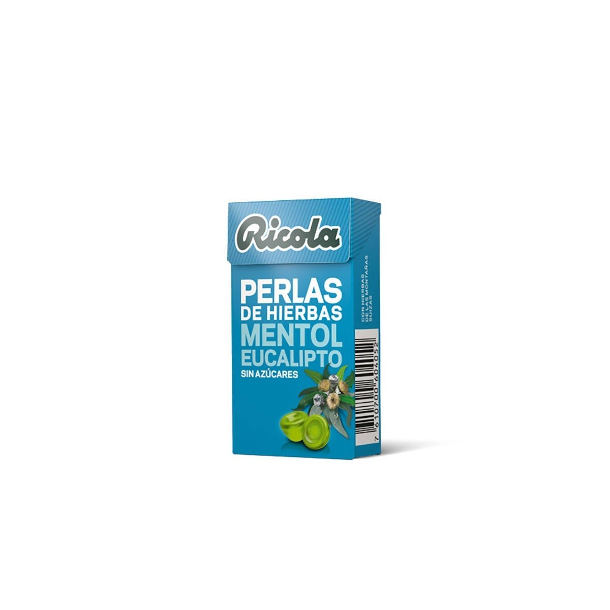 ricola perlas mentol eucalipto 25 g