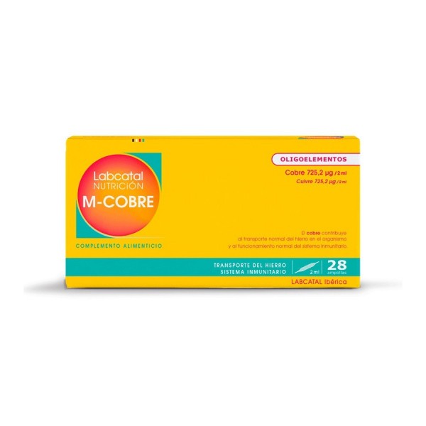 labcatal 12 manganeso cobre 28 ampollas