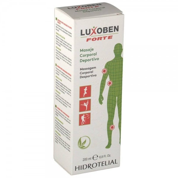 luxoben forte masaje corporal deportivo 200 ml hidrotelial