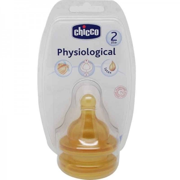 chicco tetina latex flujo medio