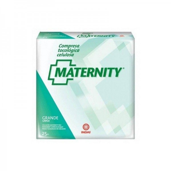 maternity 25 compresas celulosa