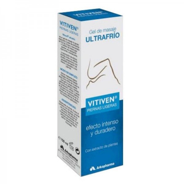 vitiven gel piernas ligeras ultra frio 150 ml