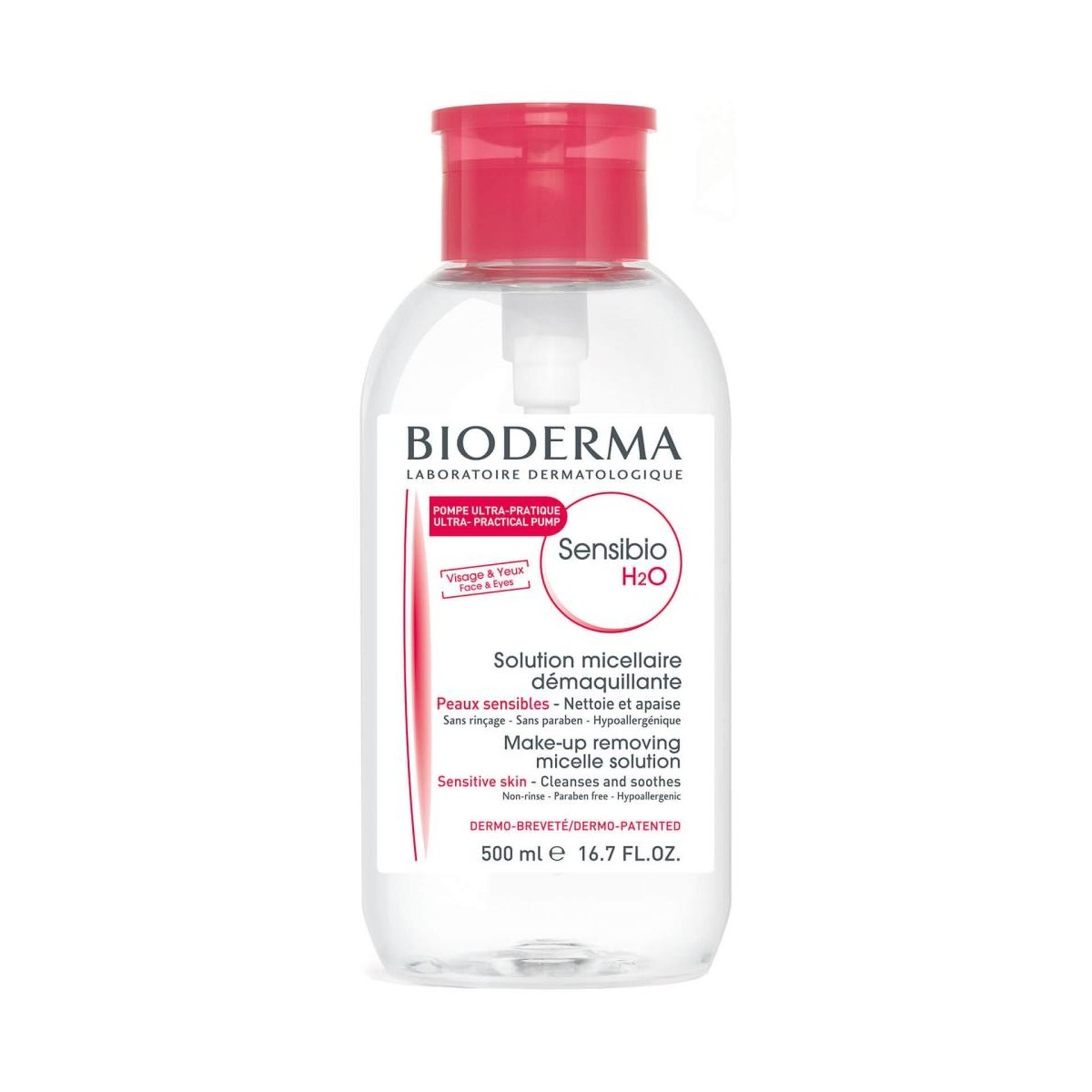 bioderma sensibio h2o solucion micelar 500 ml