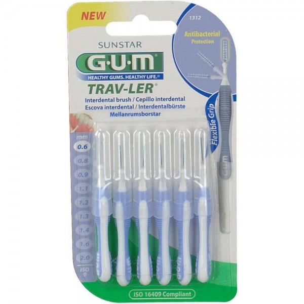 gum cepillo interdental trav ler 06 mm