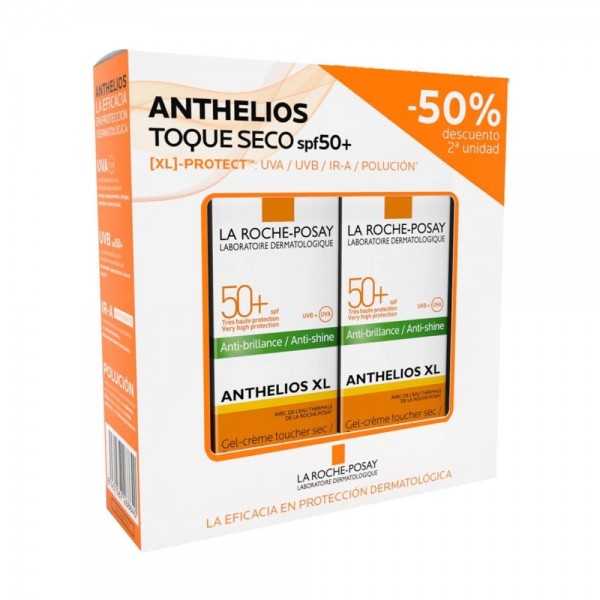 duplo la roche posay anthelios crema gel toque seco spf50