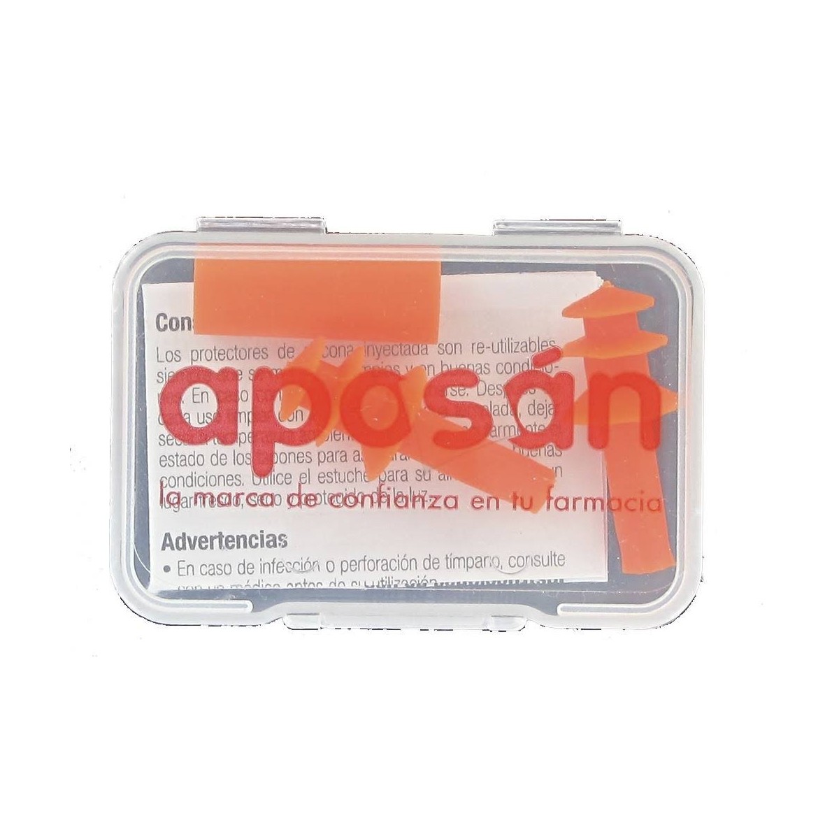 aposan tapones oidos adultos silicona aposan 2 uds